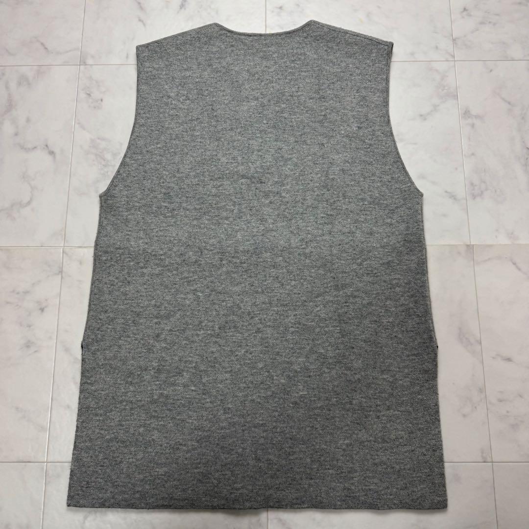 【美品】人気 CABaN ウールカシミヤ リバーシブル チュニック ベスト