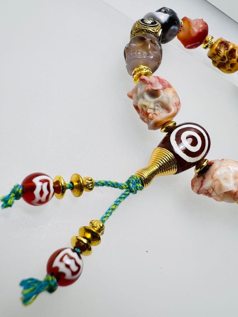 天然石スカル！力強く、守護・再生・引き寄せをテーマにしたブレスレット