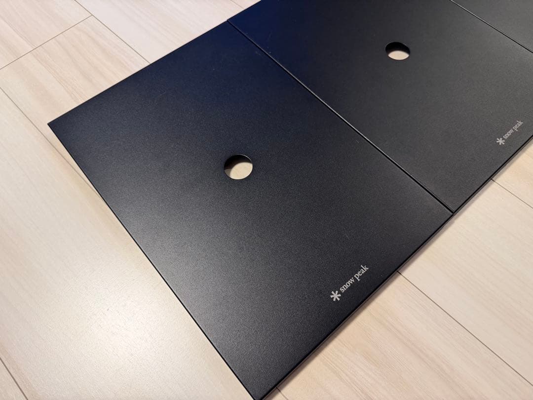 スノーピーク　ステンレストレー1ユニット×2ハーフユニット×2 ブラック