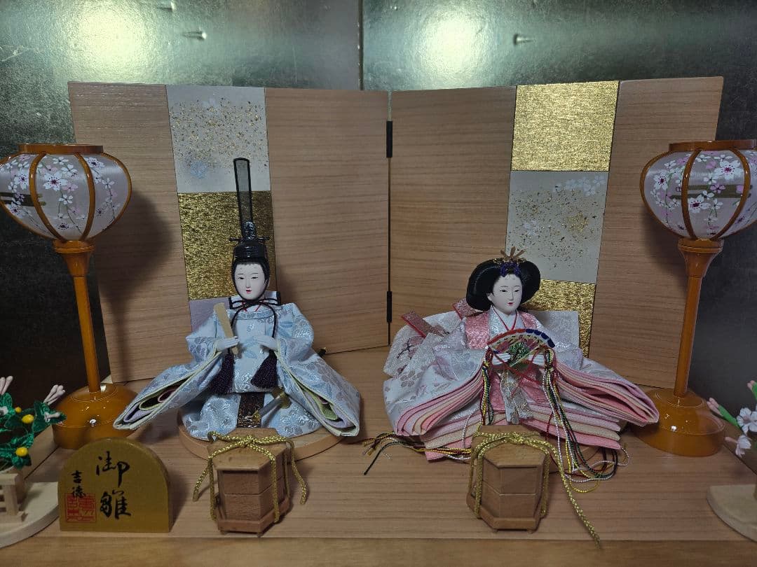 m..m出品【一点限り】雛人形 収納飾り　SH44