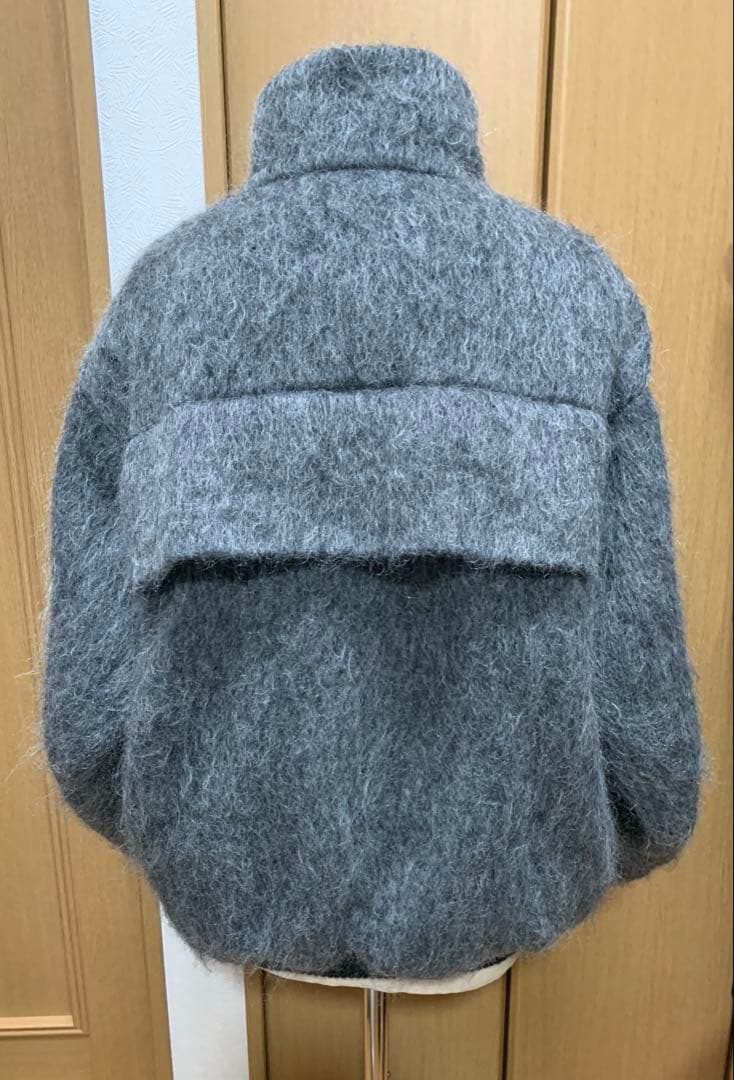 値下げ中！CHIEKO+ shaggy blouson 36 grey ブルゾン