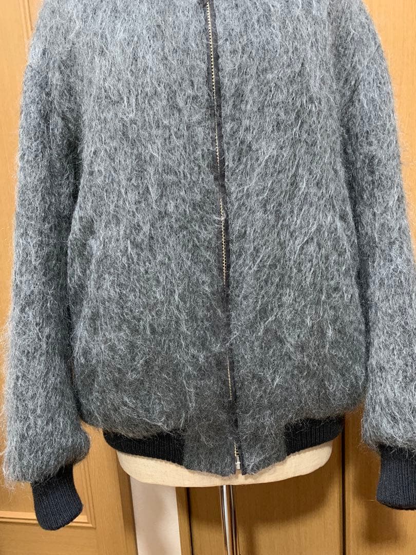 値下げ中！CHIEKO+ shaggy blouson 36 grey ブルゾン