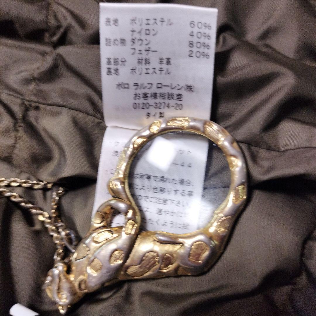 Ralph Lauren グレー ダウンベスト フード付き(10-4)