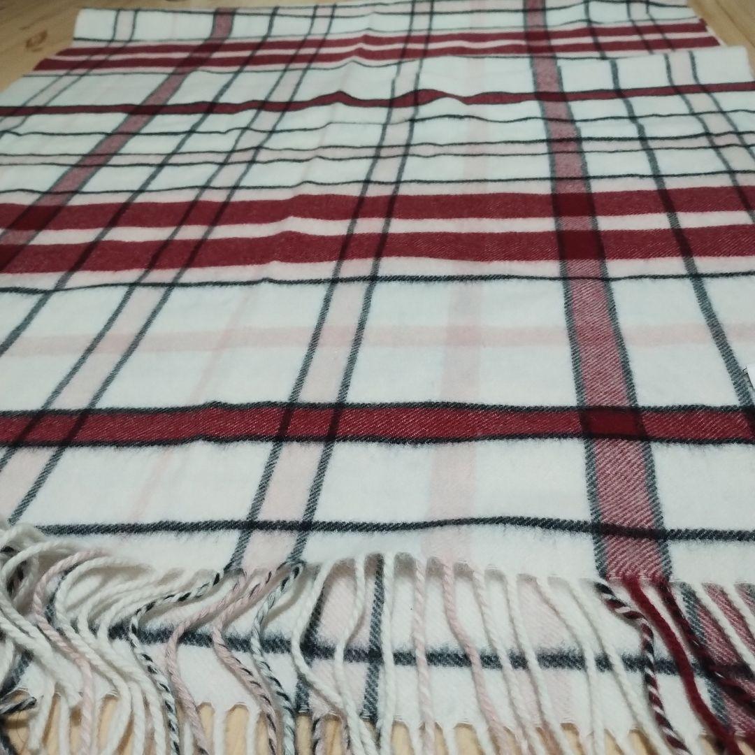 最終値下！OLD ENGLAND cashmere100% チェック大判ストール