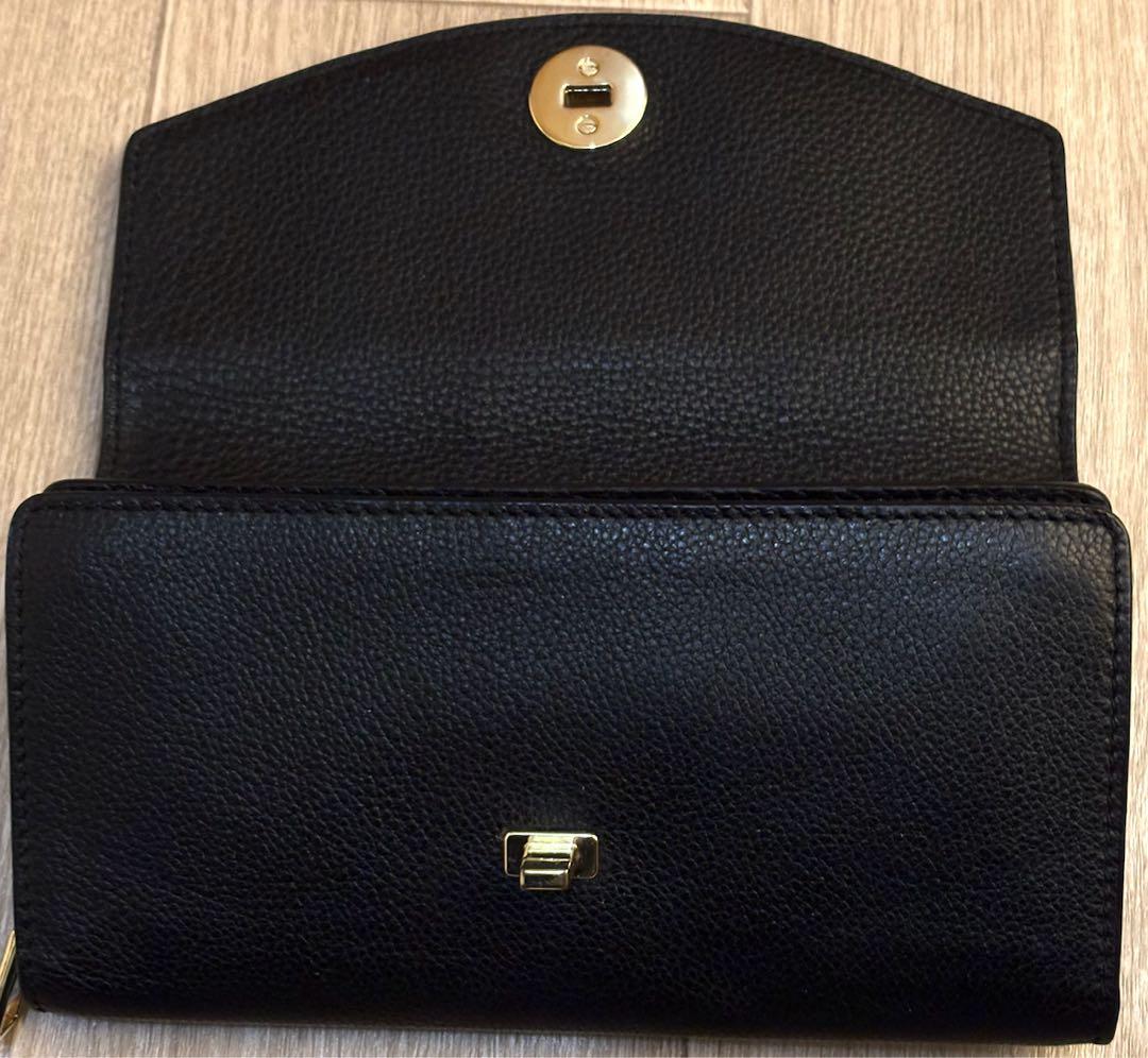 TORY BURCH HSPO37 長財布 エンブレム付き ターンロック