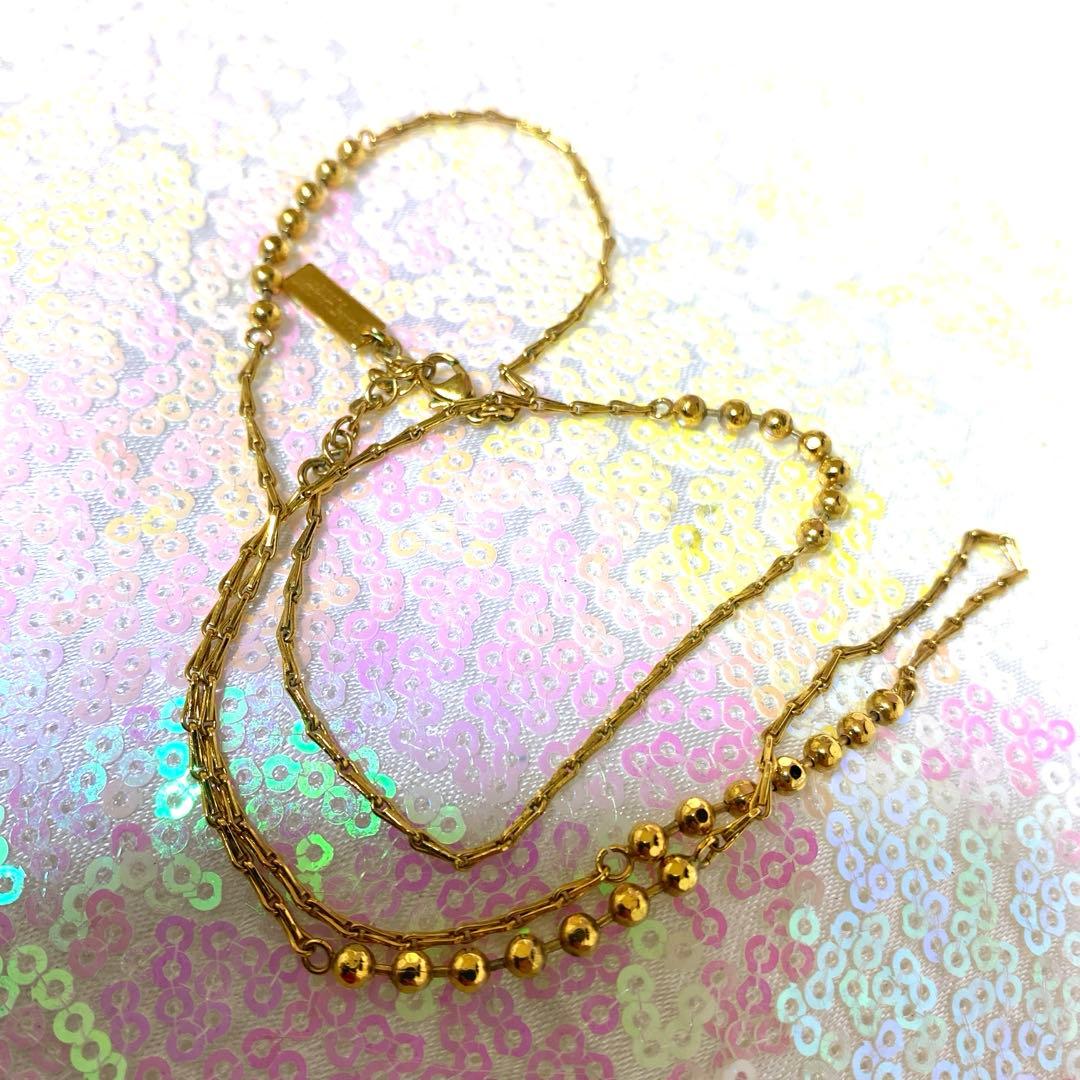 専用　美品　 SAINT LAURENT サンローラン　 ゴールドネックレス