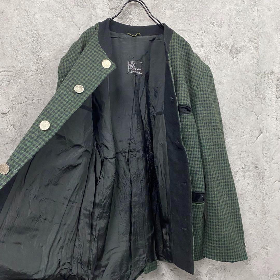 レア オーストリア製EURO古着◆ウールチロリアンジャケット メンズXL〜2XL