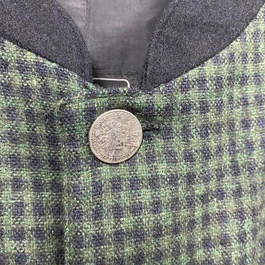 レア オーストリア製EURO古着◆ウールチロリアンジャケット メンズXL〜2XL