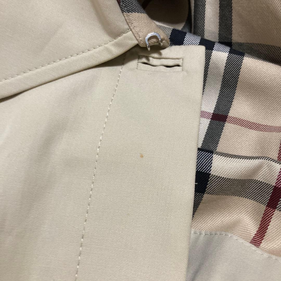 バーバリー スプリングコート XL 13号 ノバチェック ジャケット