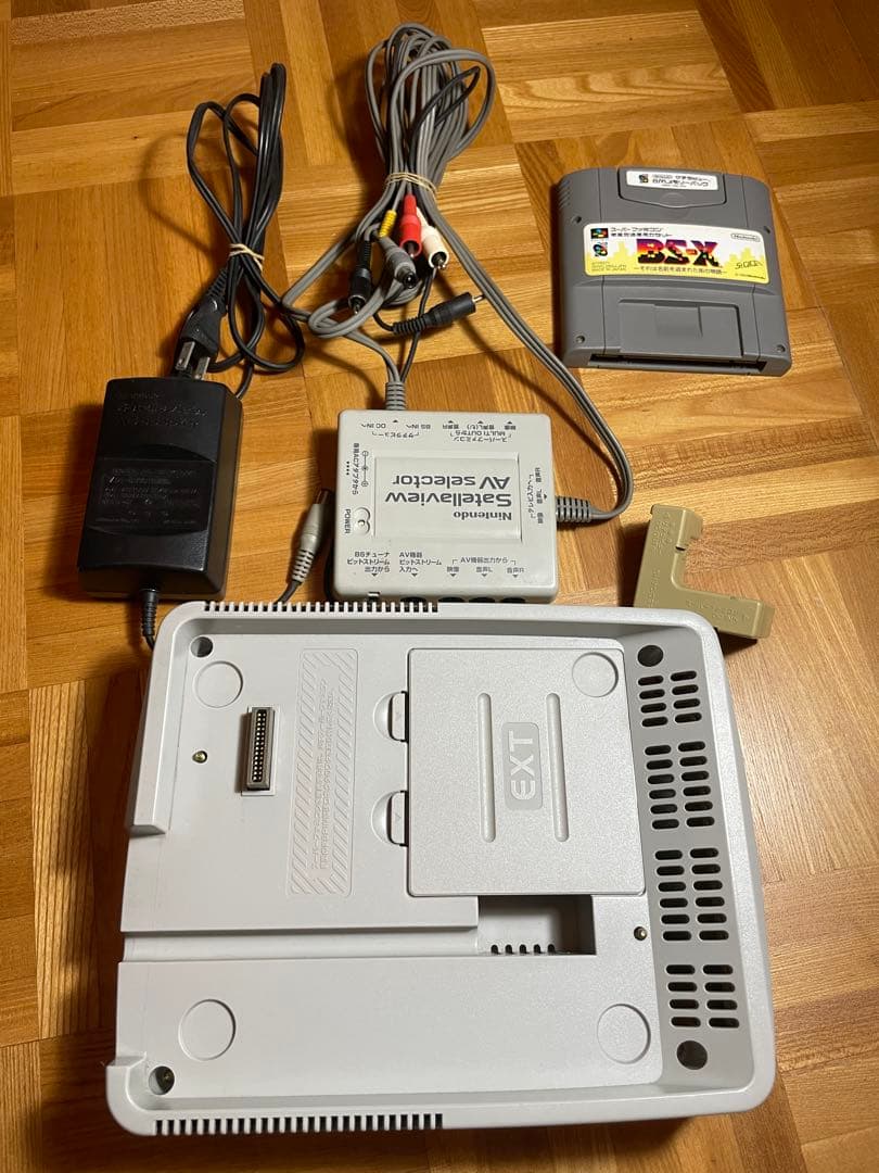サテラビュー + BS-X+メモリー　スーパーファミコン　周辺機器
