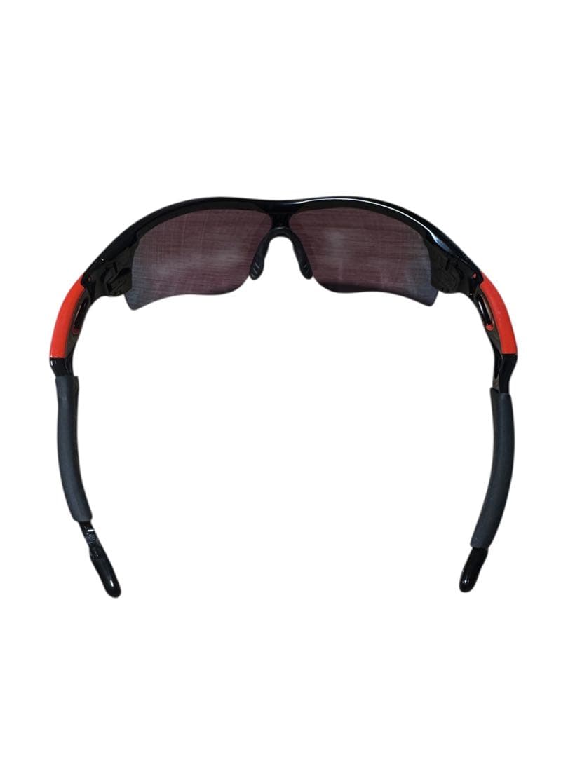 （極美品）Oakley スポーツサングラス レッドレンズ