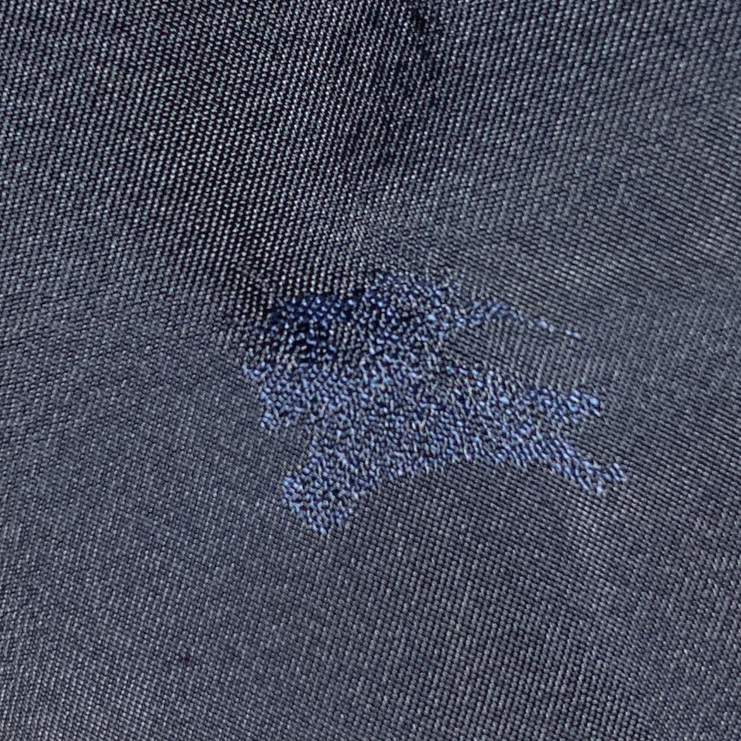 バーバリー★紺ブレ テーラードジャケット 金ボタン ダブル シャドーホース