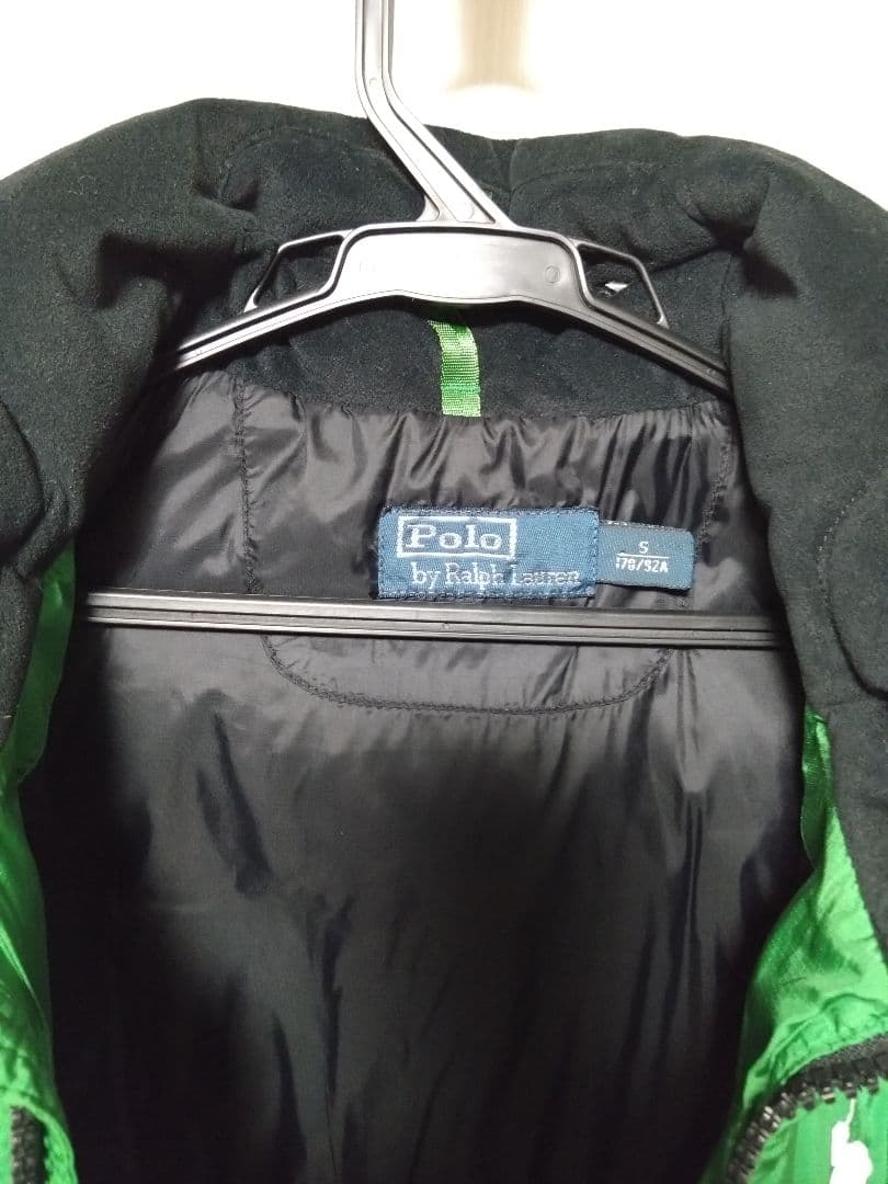 POLO RALPH LAUREN 緑色　ダウンベスト