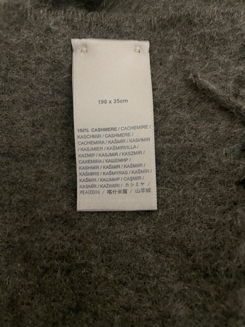 johnstons ジョンストンズマフラー2024awミッドグレー　国内正規品