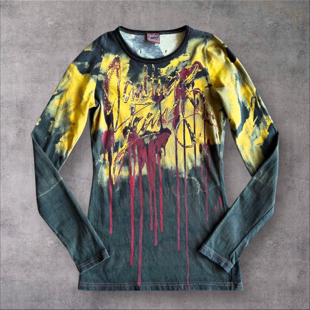 Jean Paul Gaultier jeansゴルチエ ブロッドロゴT M