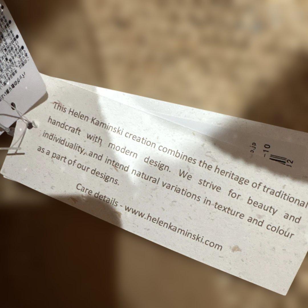 ストロー かごバッグ シルバー装飾