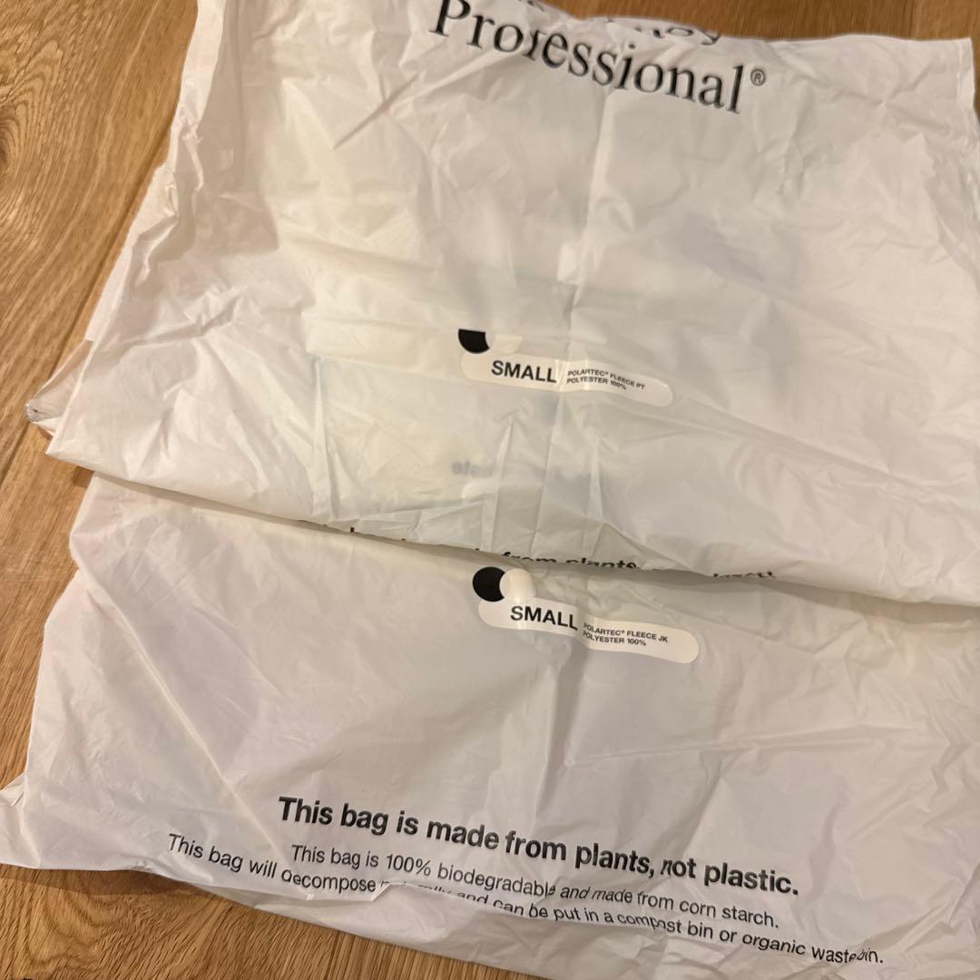 希少22AW 　ennoy フリース　パンツ　黒×白