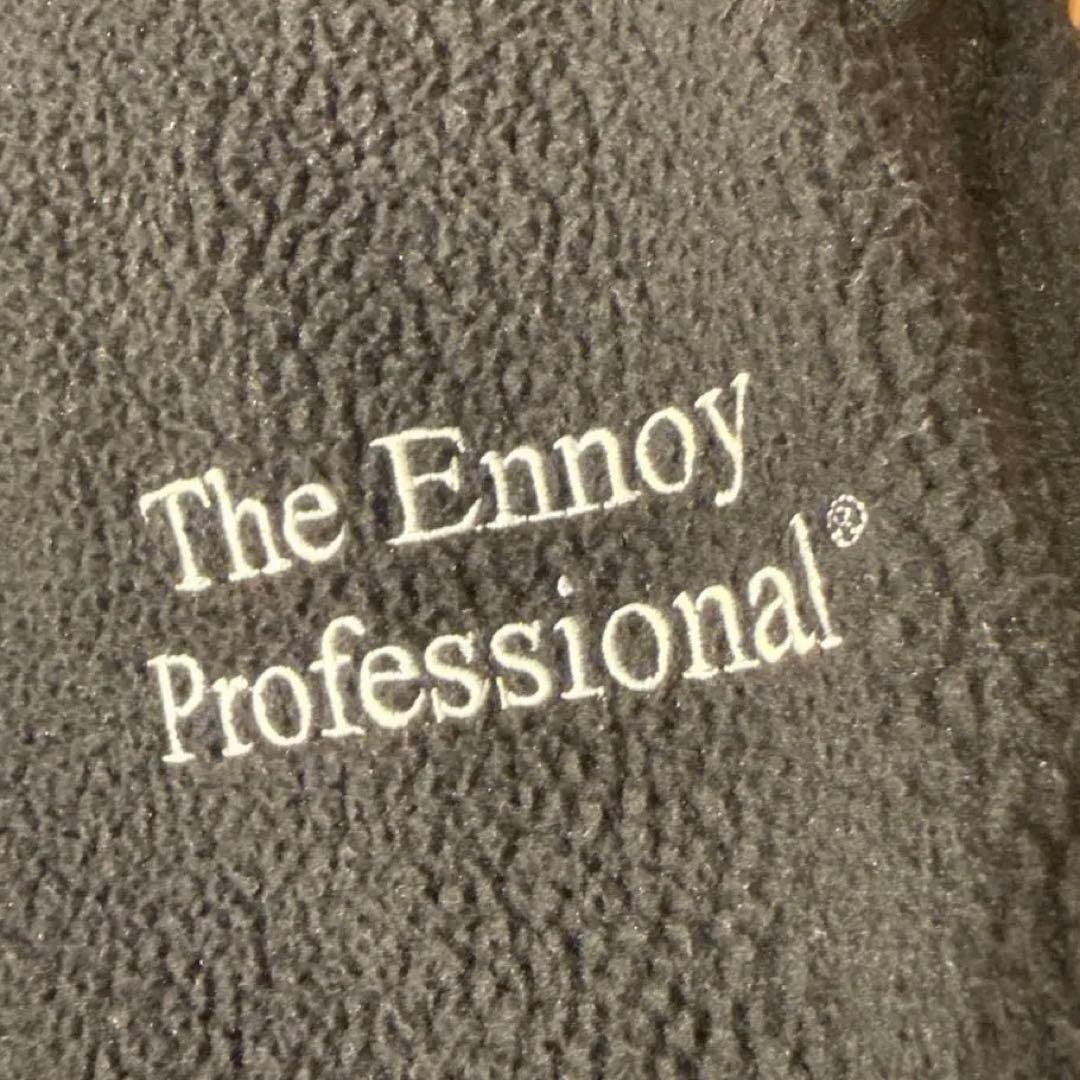 希少22AW 　ennoy フリース　パンツ　黒×白