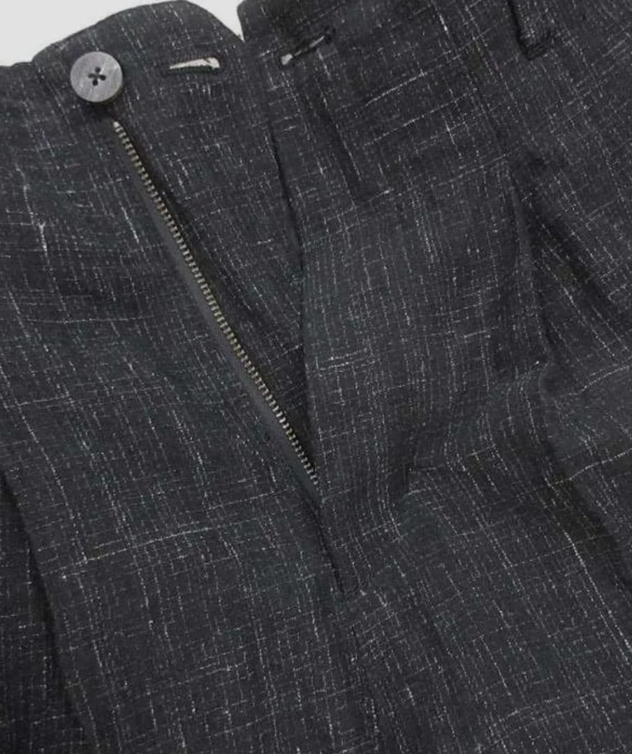 美品 calmlence 3 Pleated Wide Pants カームレンス