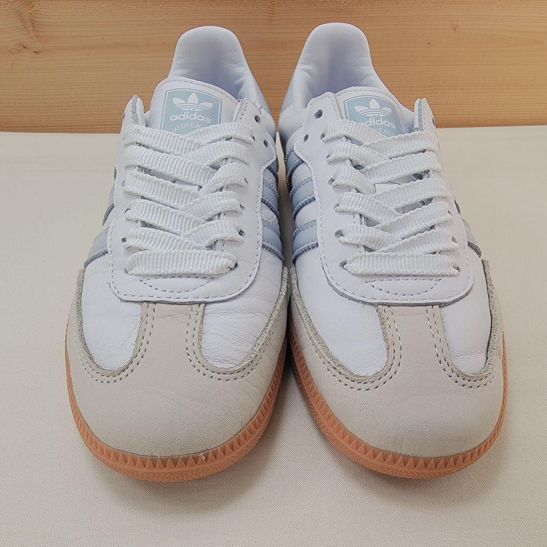 アディダス サンバ OG ホワイト/ブルー 22.5cm