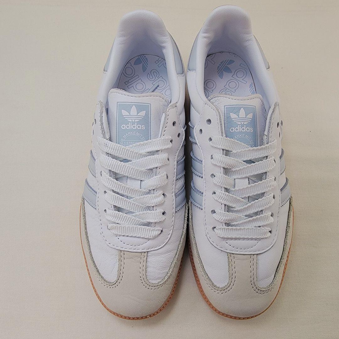 アディダス サンバ OG ホワイト/ブルー 22.5cm