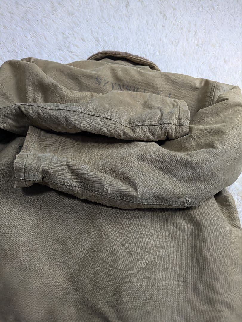 た*ま様 40sビンテージ US Navy N-1 デッキジャケット　米軍実物