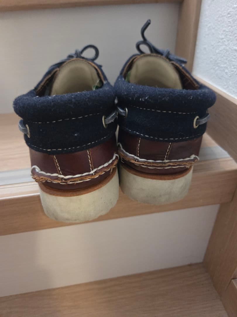 Timberland デッキシューズ ブラウン・ネイビー　26.0くらい