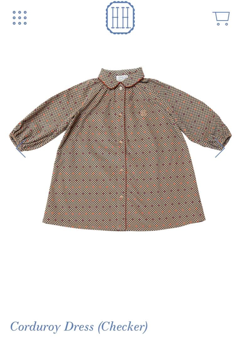 断*ღ様 House on the Hill ワンピース　チェック　100