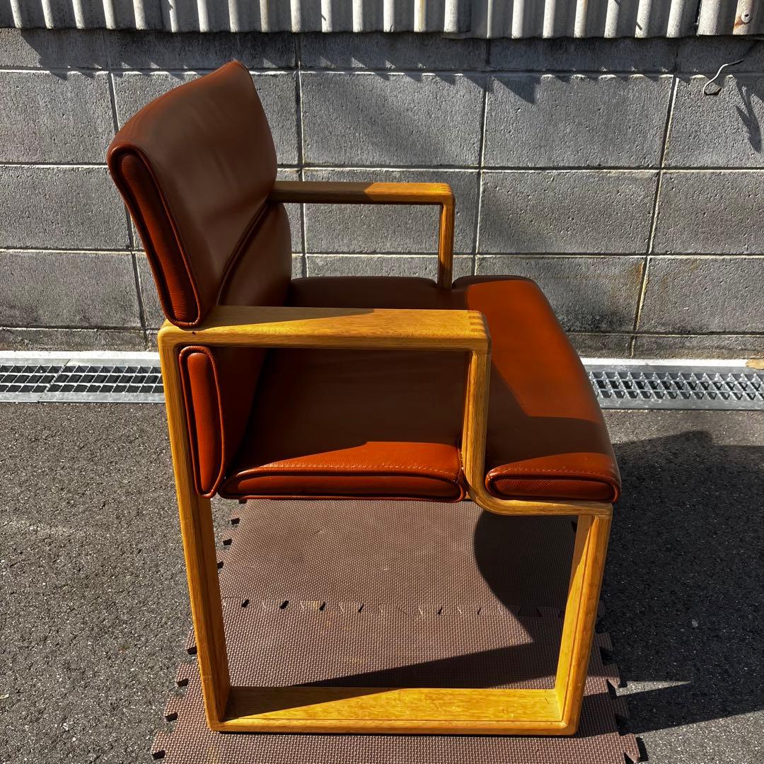 専用】カンディハウス ボルス ダイニング アームチェア 牛本革