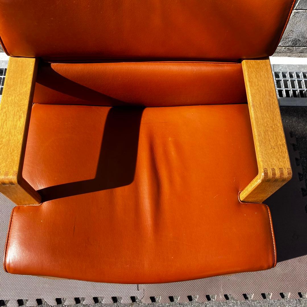 専用】カンディハウス ボルス ダイニング アームチェア 牛本革