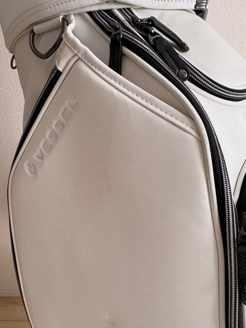 Vessel ゴルフバッグ ホワイト