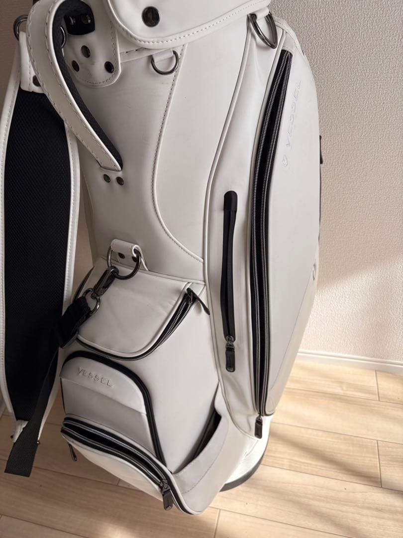 Vessel ゴルフバッグ ホワイト