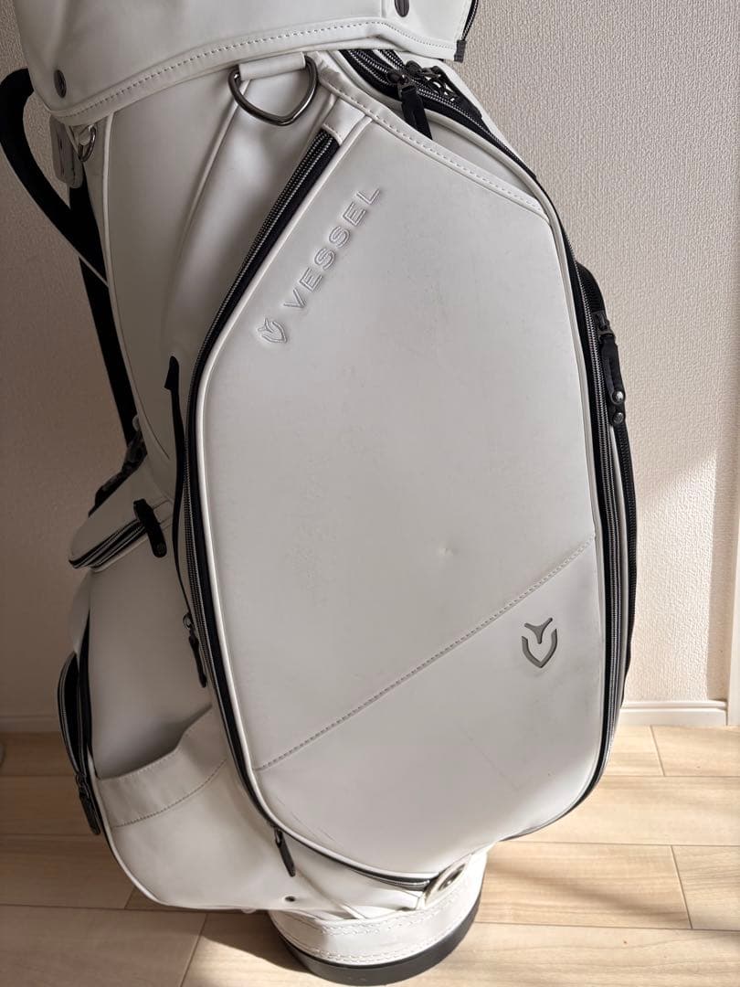 Vessel ゴルフバッグ ホワイト