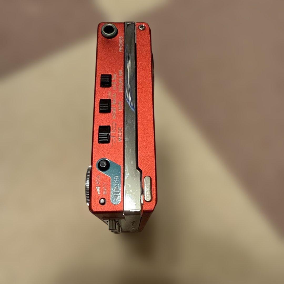 SONY WM-102 カセットプレーヤー レッド