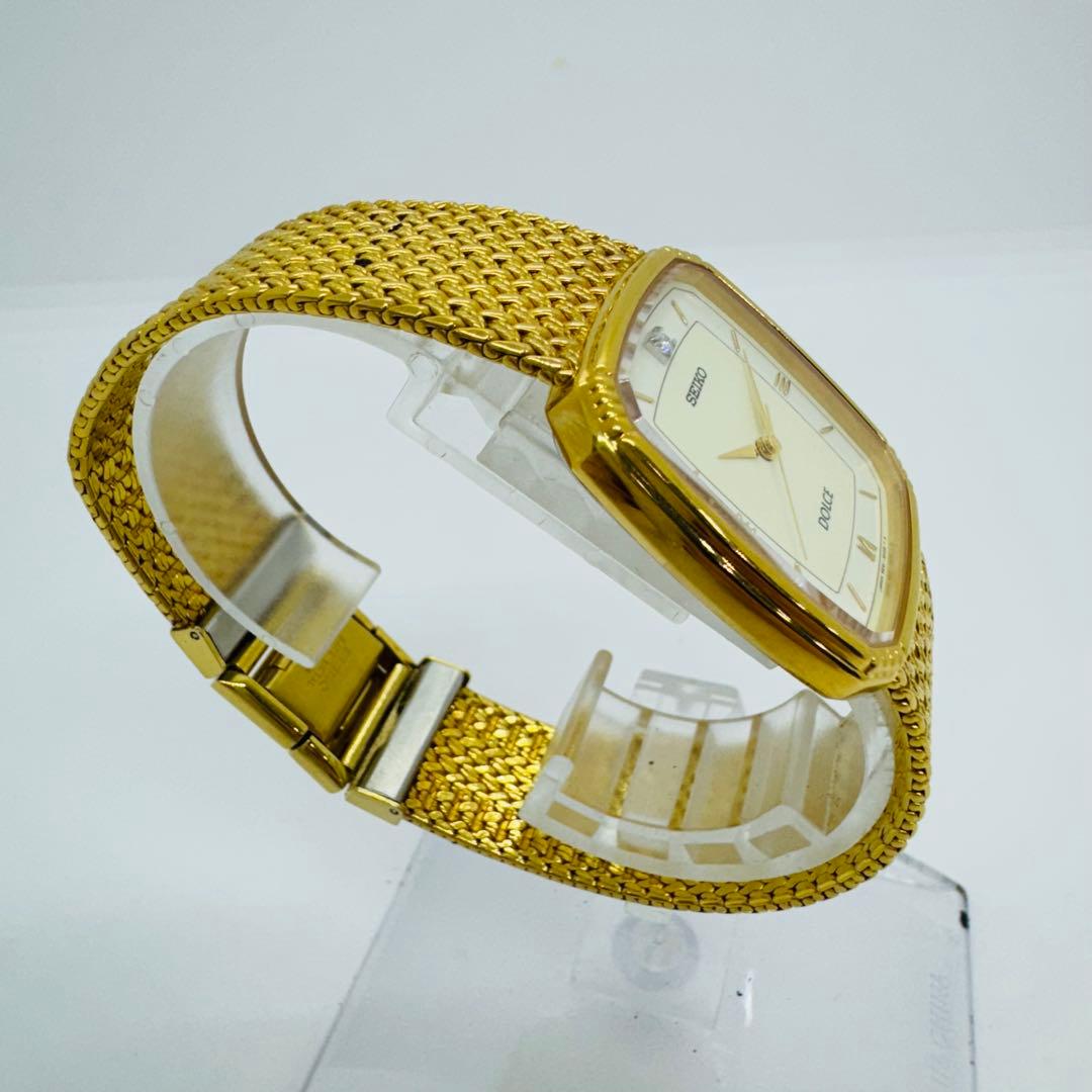 ✨SEIKO✨セイコー✨ドルチェ✨5E61-5A20✨ダイヤ1P付き✨腕時計✨