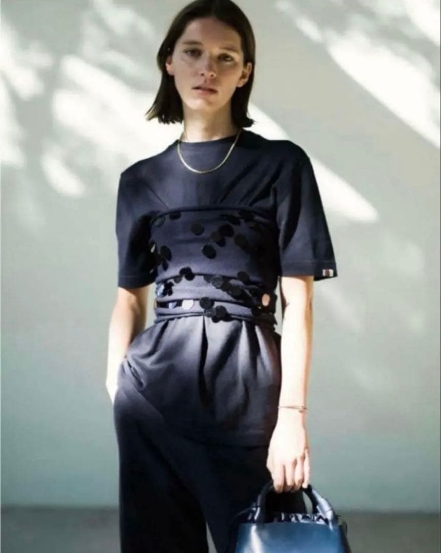 extreme cashmere スパンコールビスチェ