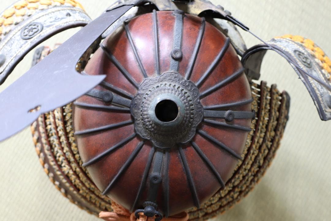 BLACK【等身大甲冑】武者鎧 赤具足一式 光忍作 約50年前製サムライ鎧