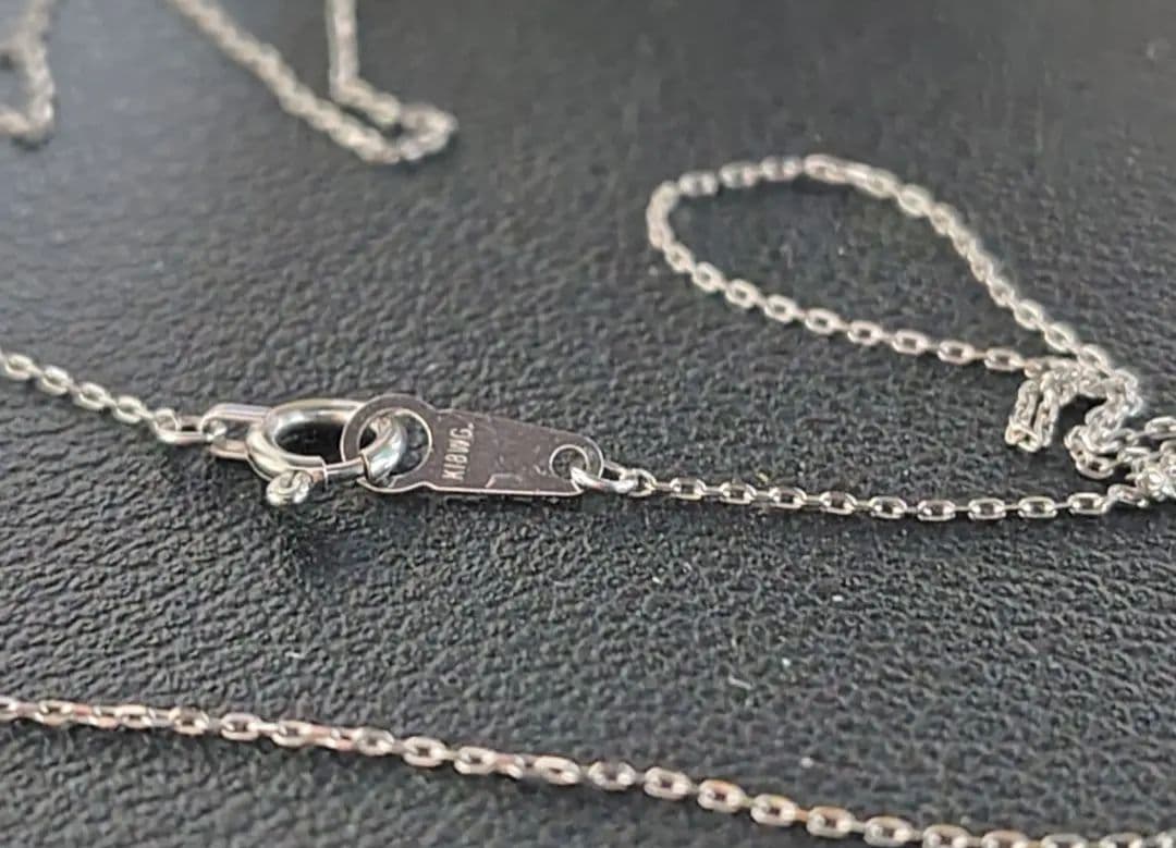 ヴァンドーム青山　k18 ハートネックレス　ダイヤモンド