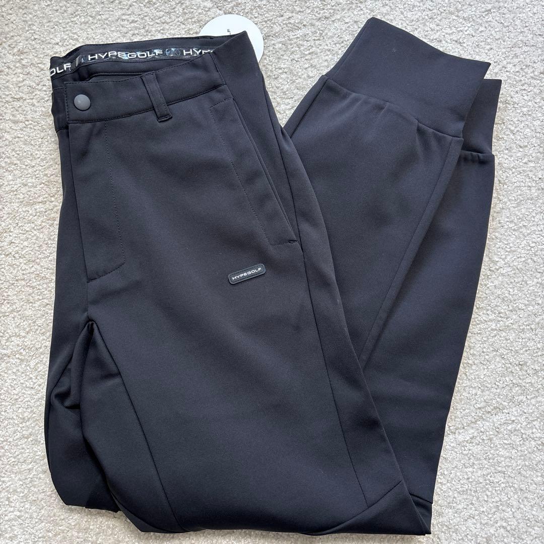 新品✩﻿ hype golf メンズSサイズ　ブラックパンツ