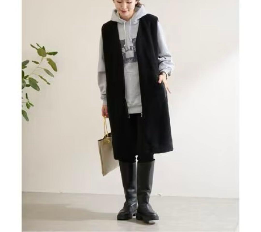 JOURNAL STANDARD リバーシブル ボア ロングジレ