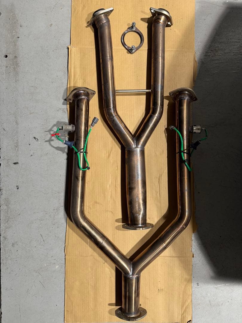 KWD溶接工房 直管 レクサス RCF RC-F USC10 フロント+中間