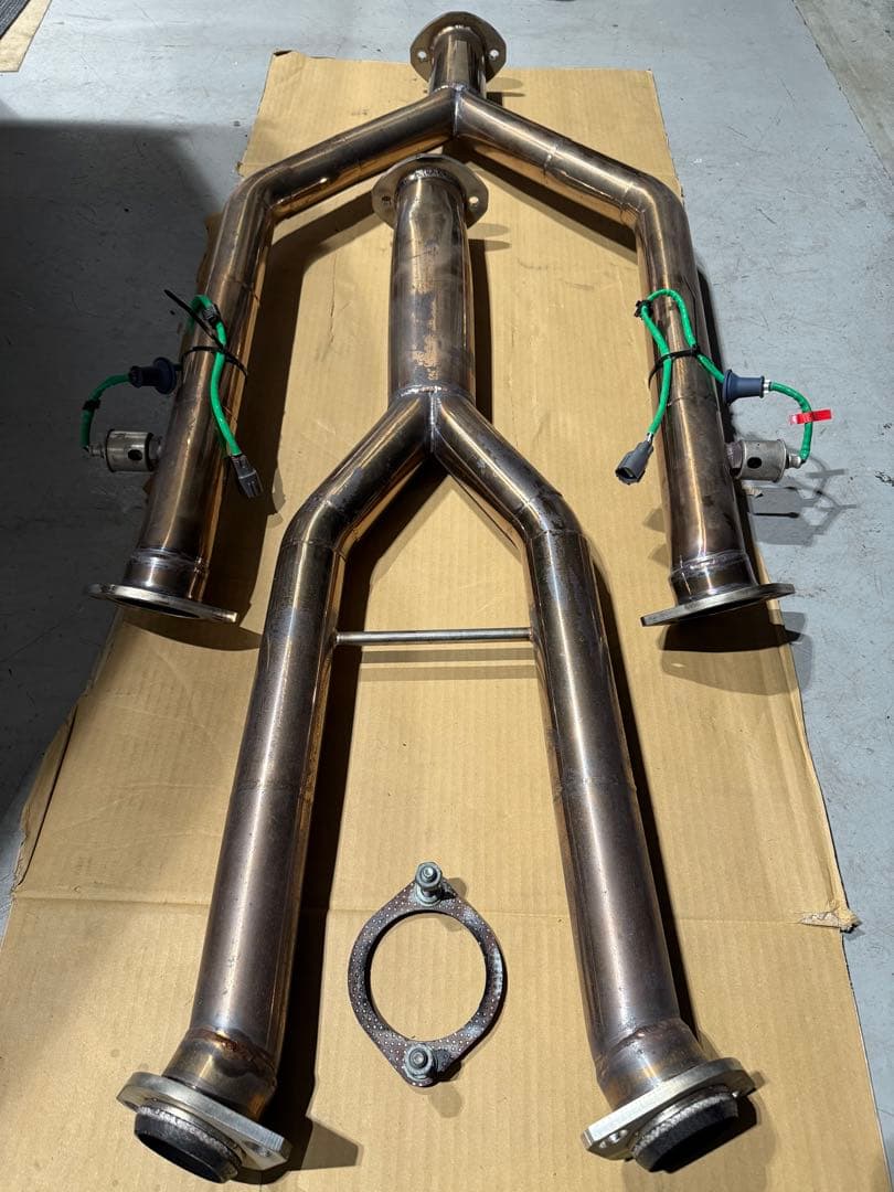 KWD溶接工房 直管 レクサス RCF RC-F USC10 フロント+中間