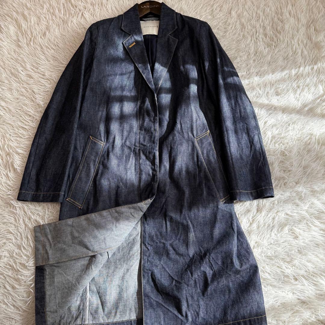 近年モデル マッキントッシュ デニム ロングコート Lサイズ相当