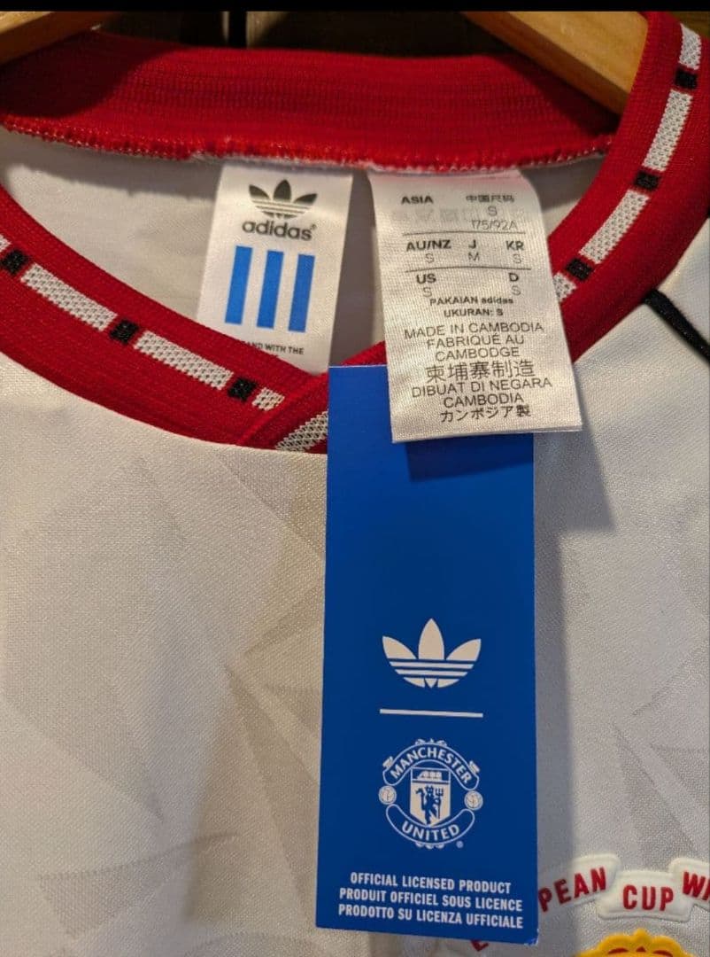 国内正規品【新品未使用】マンチェスター・ユナイテッド '91 長袖ジャージー