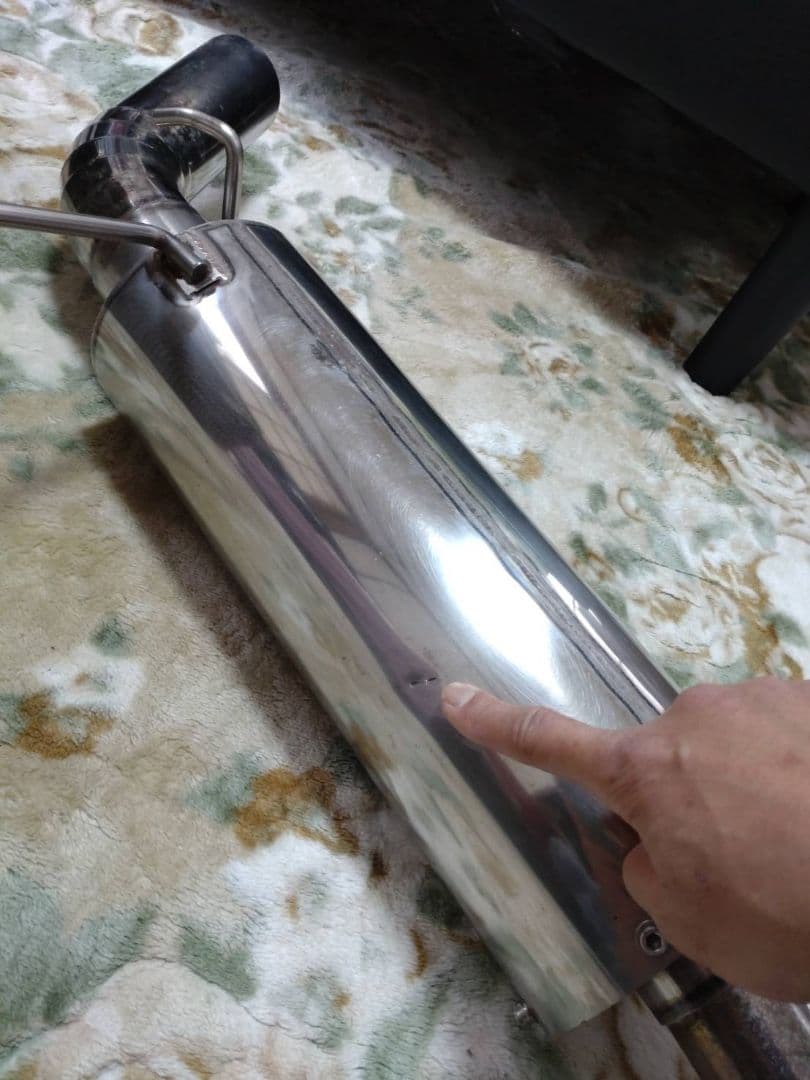 マフラー　NA6/8ロードスター　オールステンレス製　※触媒ストレート付