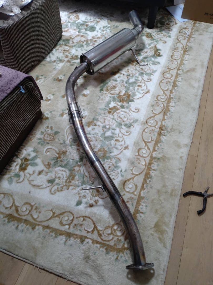 マフラー　NA6/8ロードスター　オールステンレス製　※触媒ストレート付