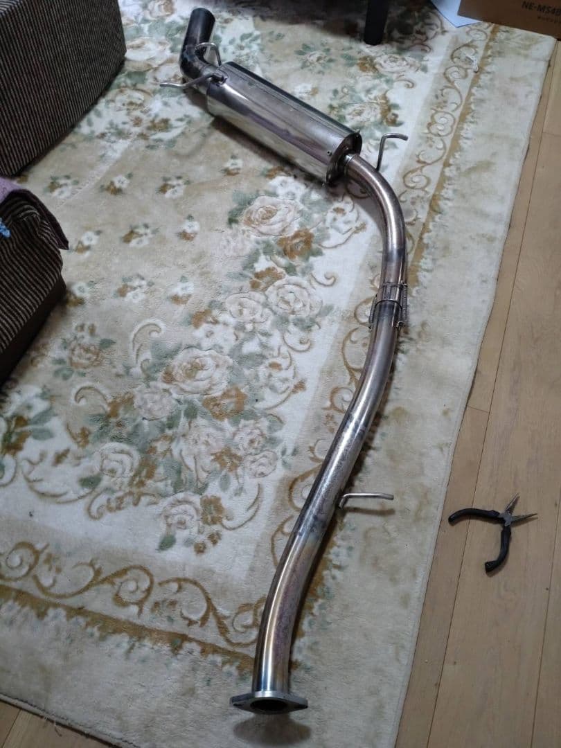 マフラー　NA6/8ロードスター　オールステンレス製　※触媒ストレート付