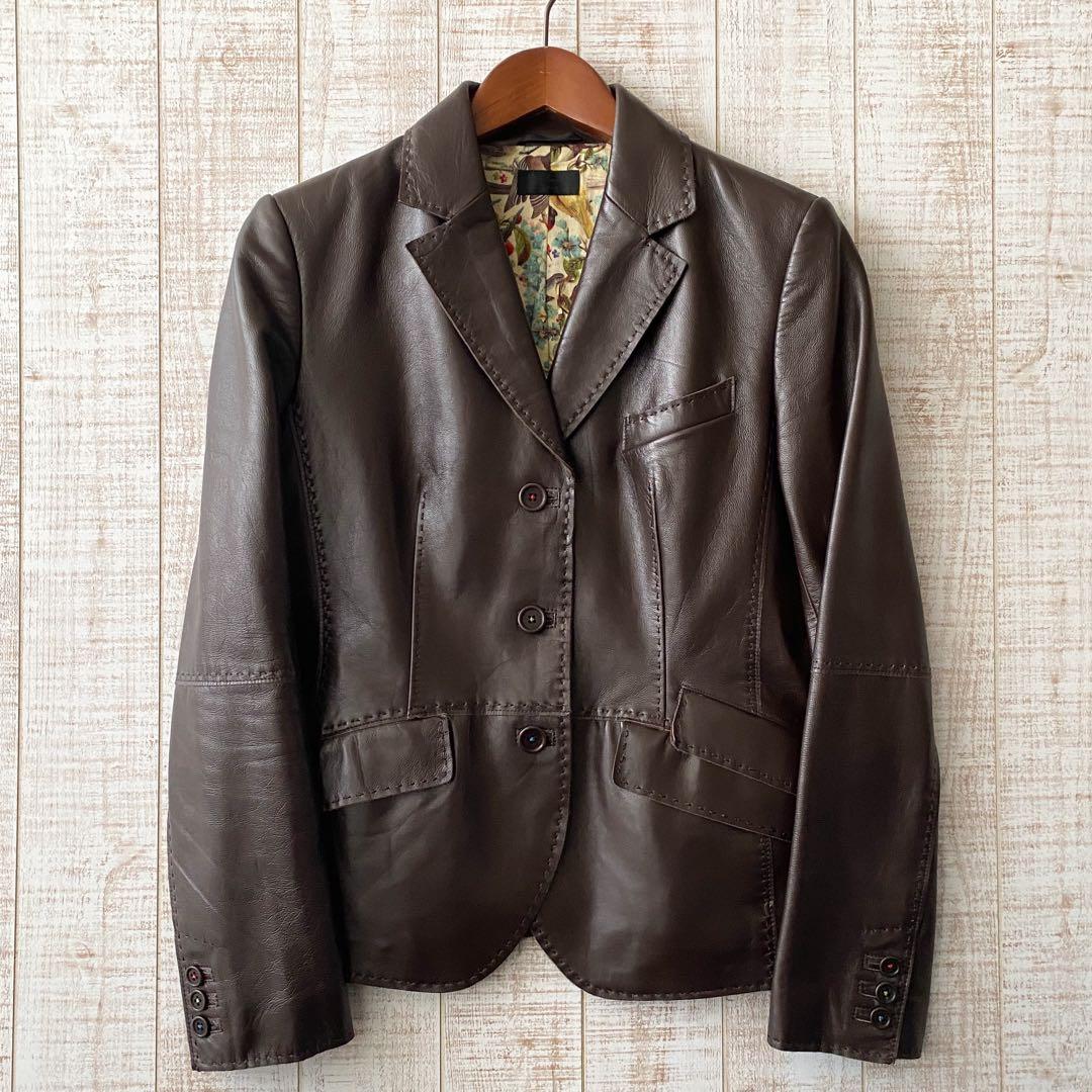 ⭐️週末限定セール⭐️ポールスミス ブラック レディース レザージャケット 本革