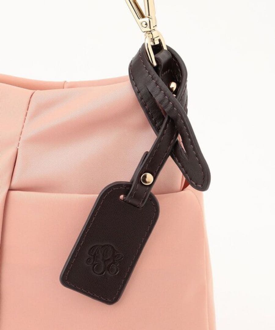 新品J.PRESS ジェイプレス撥水2way ショルダー バッグ ピンク系