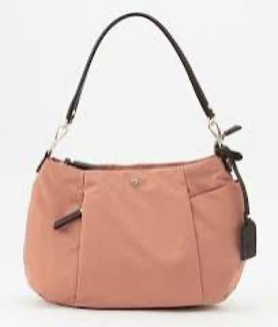 新品J.PRESS ジェイプレス撥水2way ショルダー バッグ ピンク系